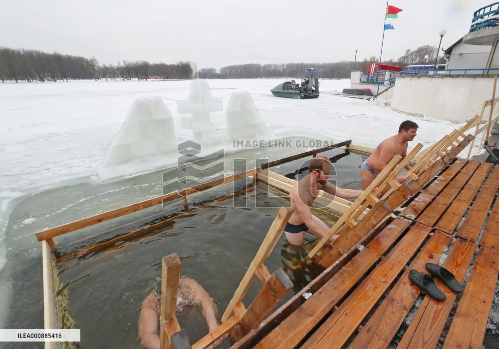 BELARUS-MINSK-ORTHODOX EPIPHANY-CELEBRATION