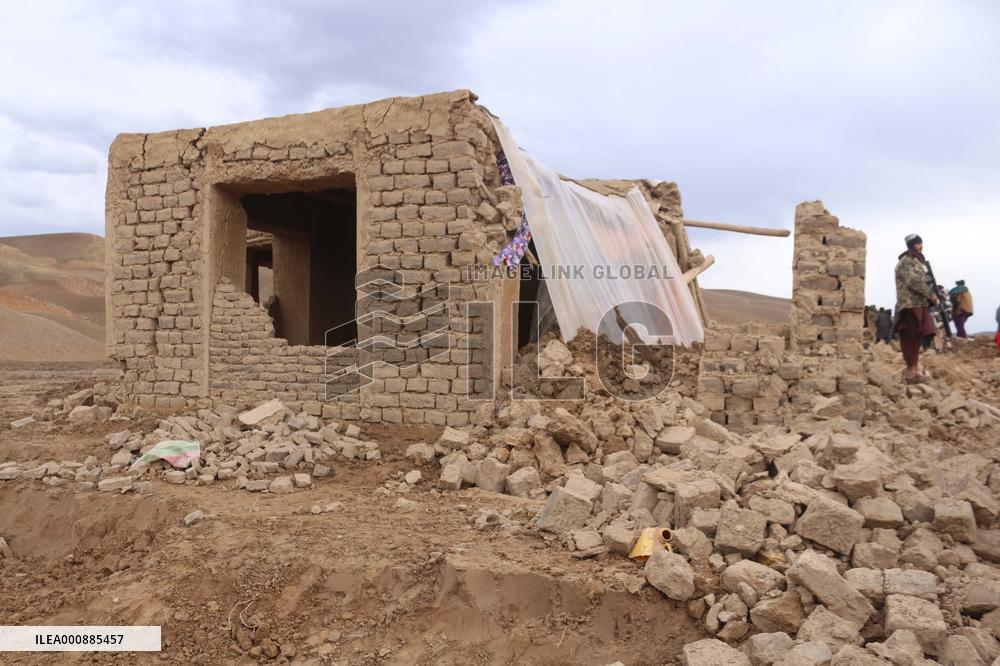 AFGHANISTAN-BADGHIS-EARTHQUAKE