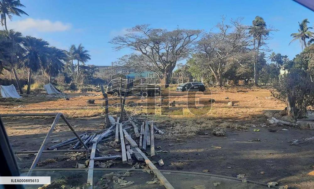 TONGA-NUKU'ALOFA-VOLCANO ERUPTION-AFTERMATH