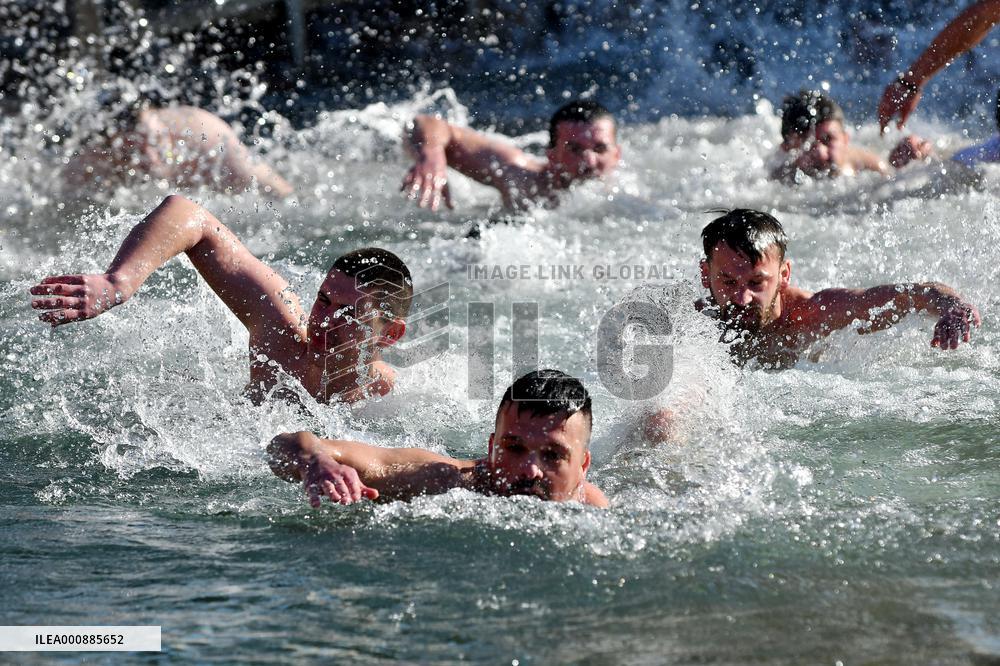 BOSNIA AND HERZEGOVINA-SARAJEVO-EPIPHANY CELEBRATIONS