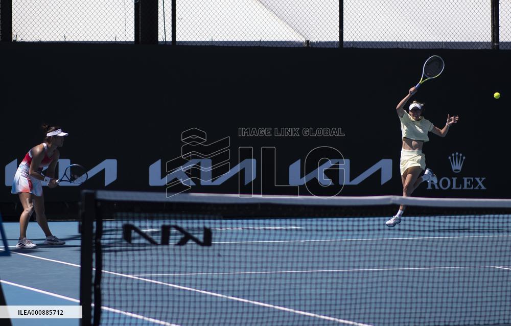 (SP)AUSTRALIA-MELBOURNE-TENNIS-AUSTRALIAN OPEN-WOMEN'S DOUBLES-FIRST ROUND