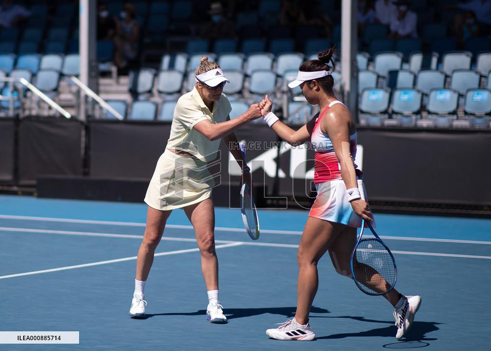(SP)AUSTRALIA-MELBOURNE-TENNIS-AUSTRALIAN OPEN-WOMEN'S DOUBLES-FIRST ROUND