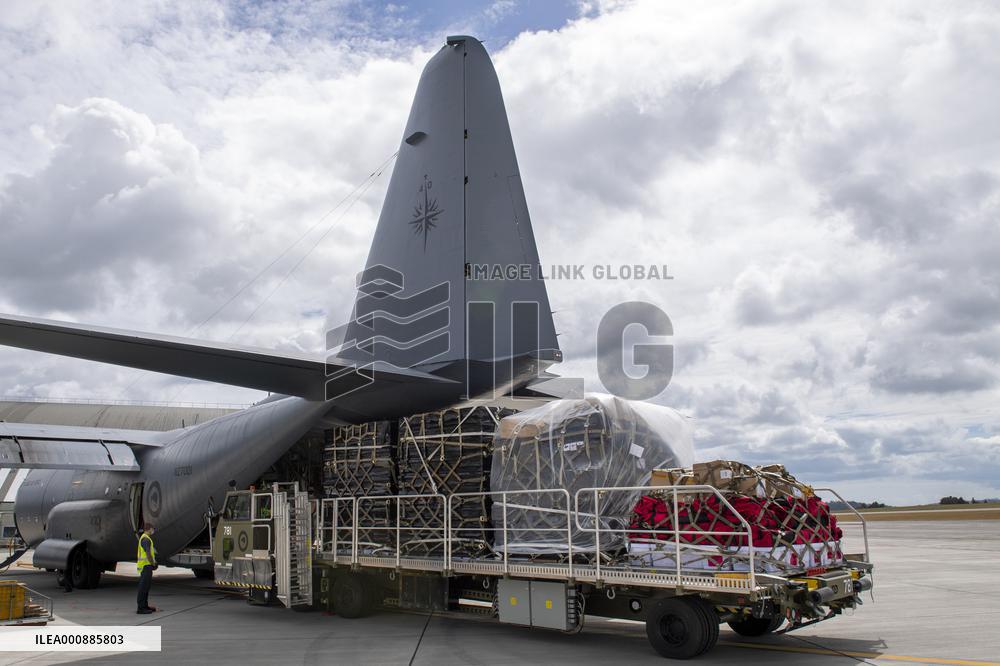 NEW ZEALAND-AUCKLAND-AIRCRAFT-TONGA