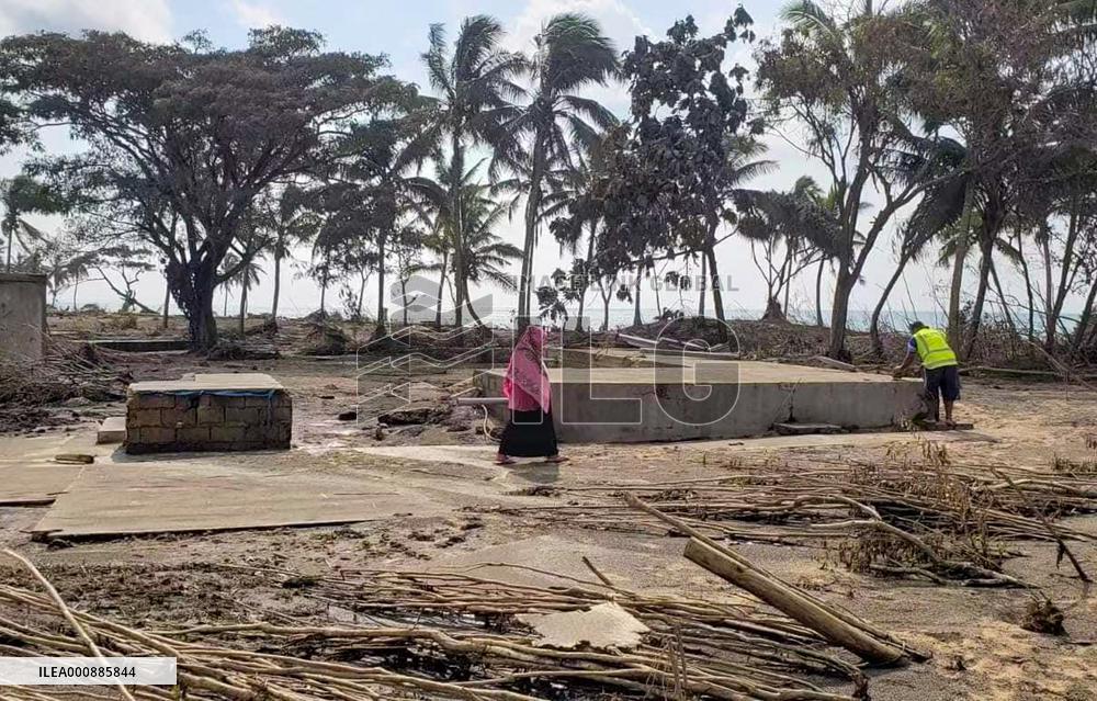 TONGA-NUKU'ALOFA-VOLCANO ERUPTION-AFTERMATH
