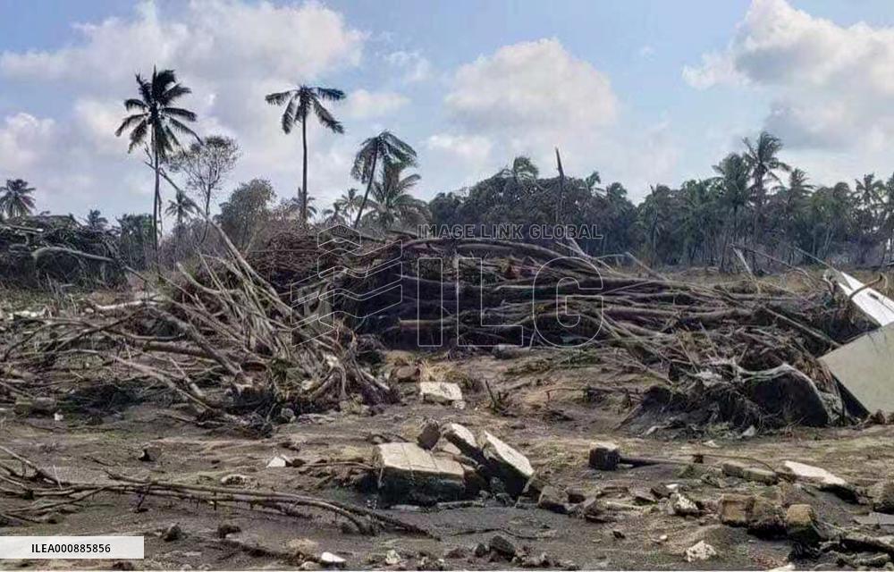 TONGA-NUKU'ALOFA-VOLCANO ERUPTION-AFTERMATH