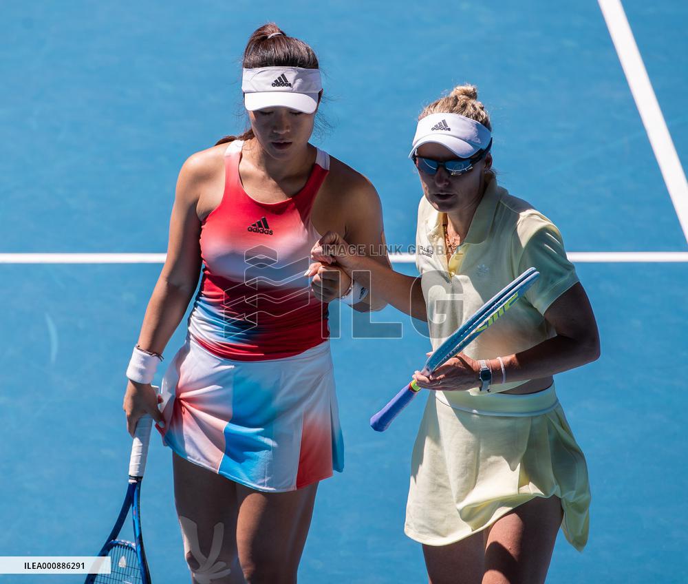 (SP)AUSTRALIA-MELBOURNE-TENNIS-AUSTRALIAN OPEN-WOMEN'S DOUBLES-SECOND ROUND