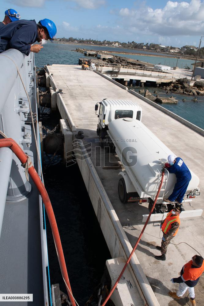 TONGA-NEW ZEALAND-NAVY-SUPPLY