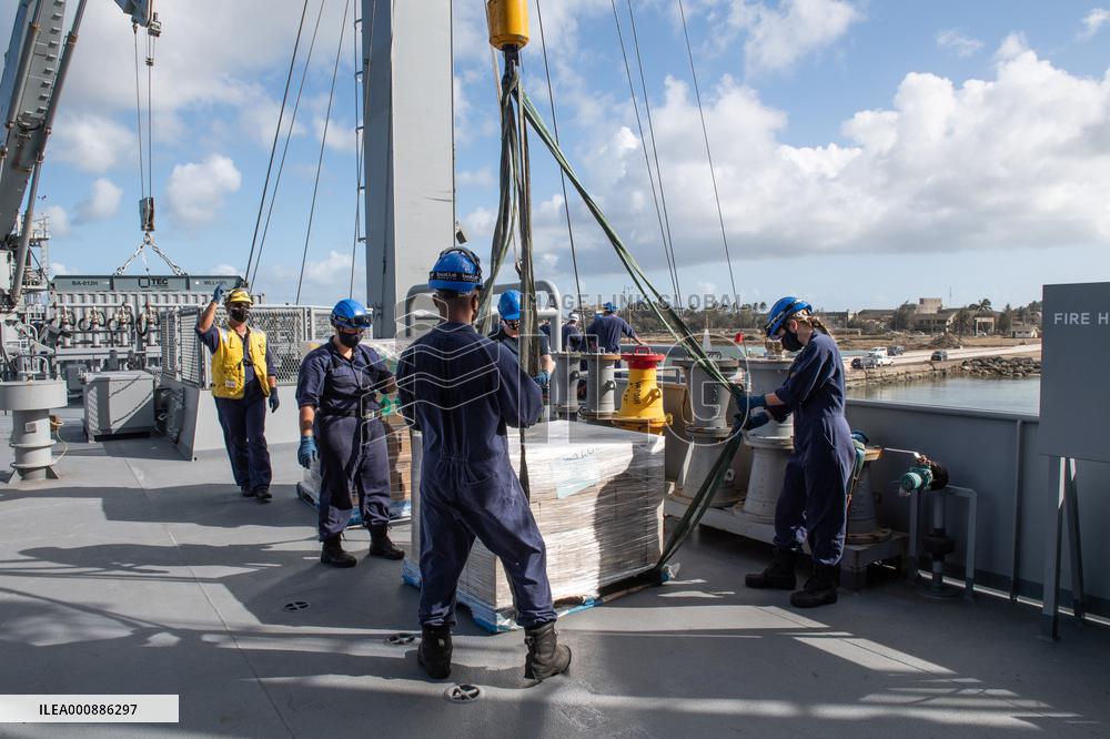 TONGA-NEW ZEALAND-NAVY-SUPPLY