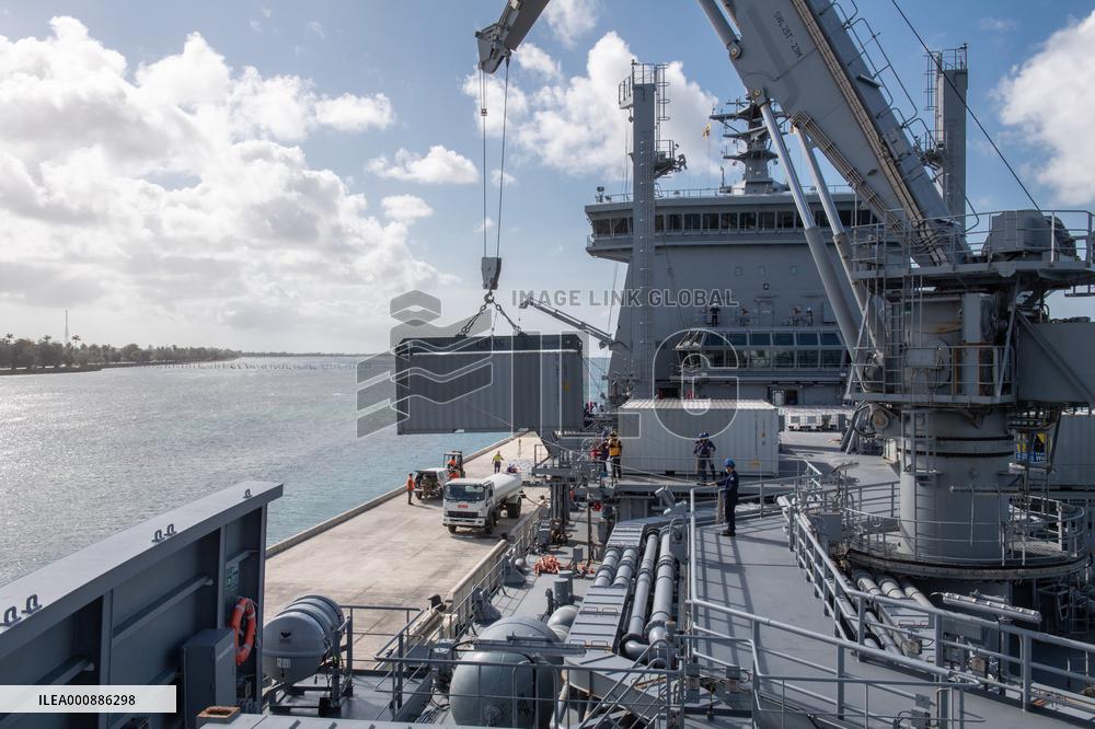 TONGA-NEW ZEALAND-NAVY-SUPPLY