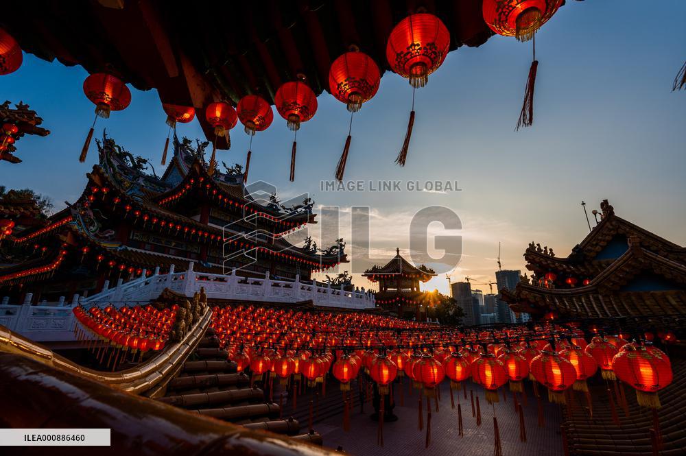 MALAYSIA-KUALA LUMPUR-LUNAR NEW YEAR-LANTERNS
