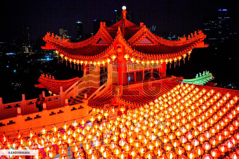MALAYSIA-KUALA LUMPUR-LUNAR NEW YEAR-LANTERNS