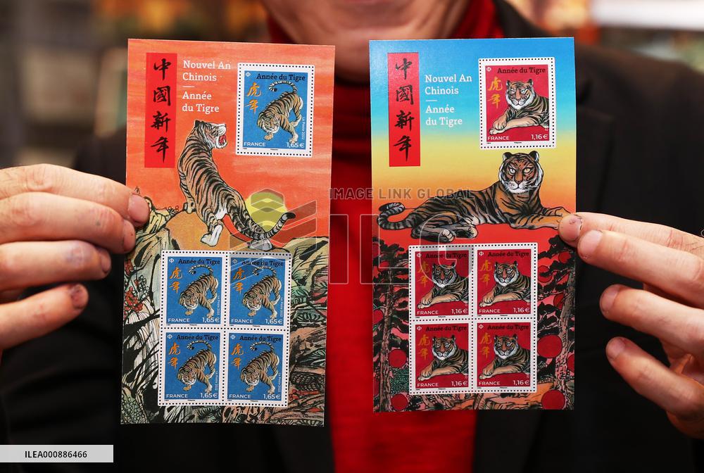FRANCE-PARIS-STAMPS-YEAR OF TIGER