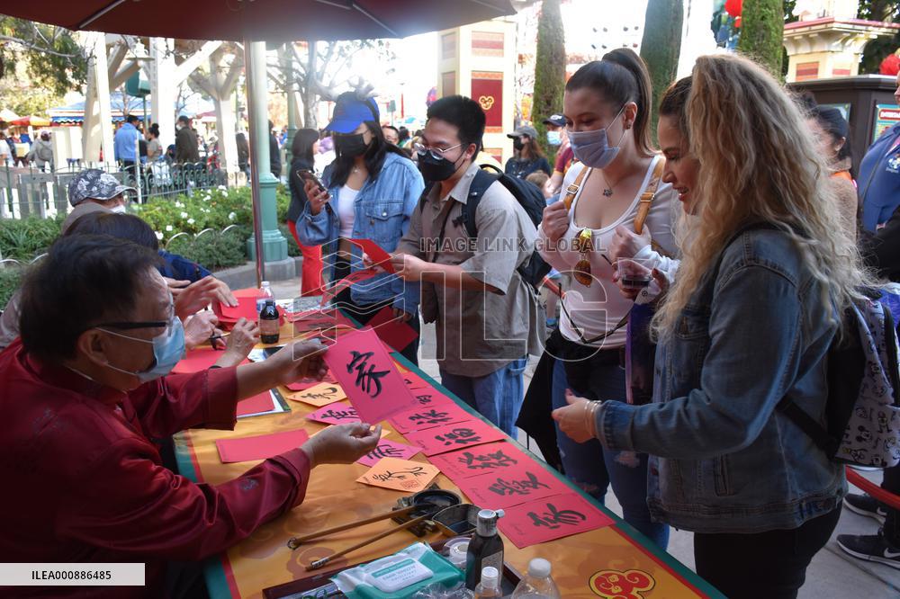U.S.-CALIFORNIA-ANAHEIM-DISNEY'S CALIFORNIA ADVENTURE PARK-LUNAR NEW YEAR-CELEBRATIONS
