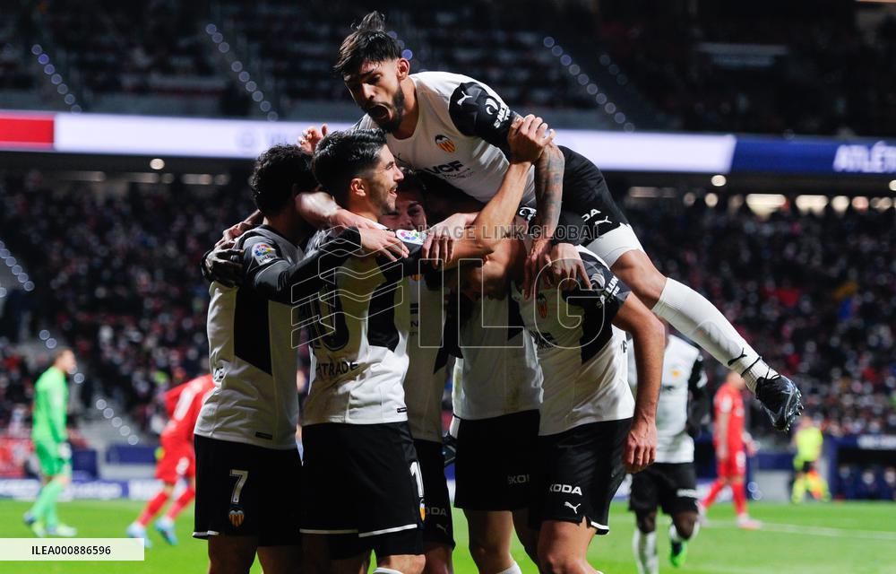 (SP)SPAIN-MADRID-FOOTBALL-SPANISH FIRST DIVISION-ATLETICO DE MADRID VS VALENCIA CF