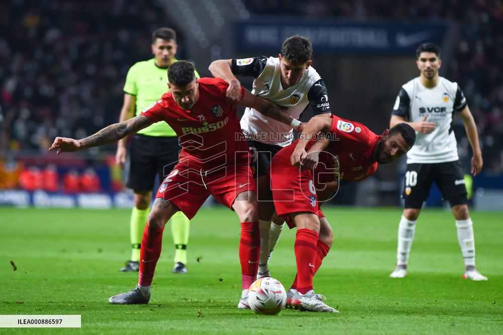 (SP)SPAIN-MADRID-FOOTBALL-SPANISH FIRST DIVISION-ATLETICO DE MADRID VS VALENCIA CF