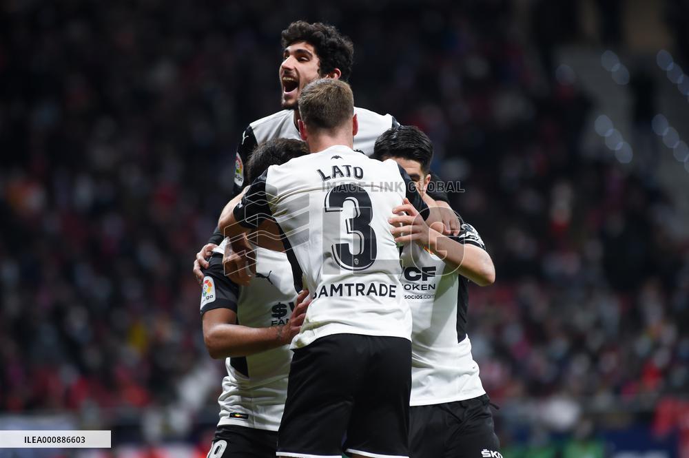 (SP)SPAIN-MADRID-FOOTBALL-SPANISH FIRST DIVISION-ATLETICO DE MADRID VS VALENCIA CF