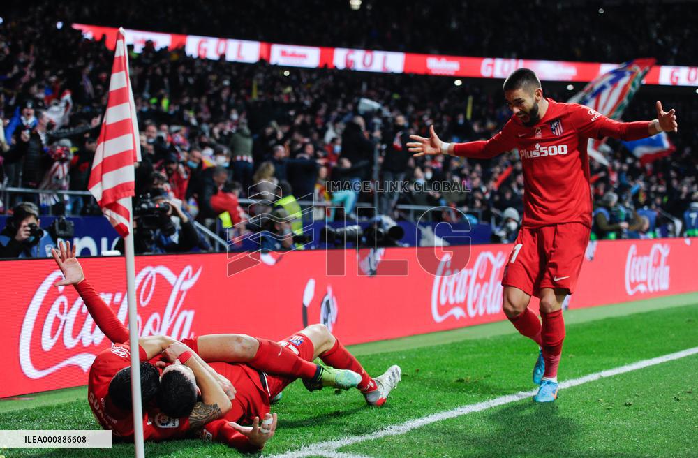 (SP)SPAIN-MADRID-FOOTBALL-SPANISH FIRST DIVISION-ATLETICO DE MADRID VS VALENCIA CF