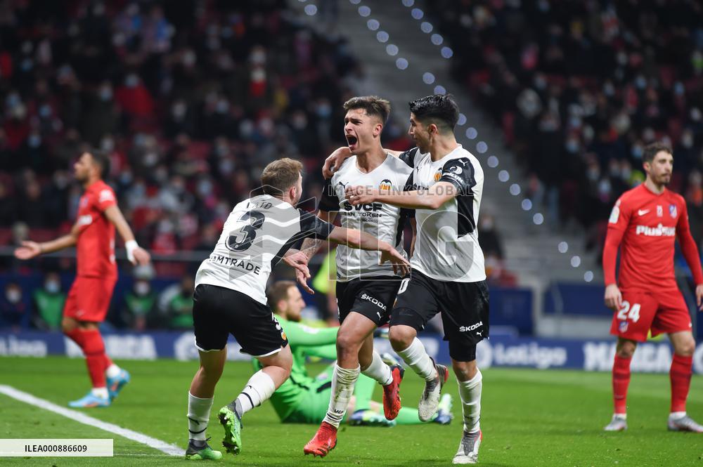 (SP)SPAIN-MADRID-FOOTBALL-SPANISH FIRST DIVISION-ATLETICO DE MADRID VS VALENCIA CF