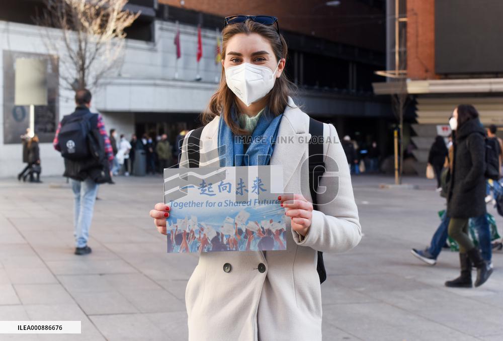 (SP)SPAIN-MADRID-WISHES TO BEIJING 2022