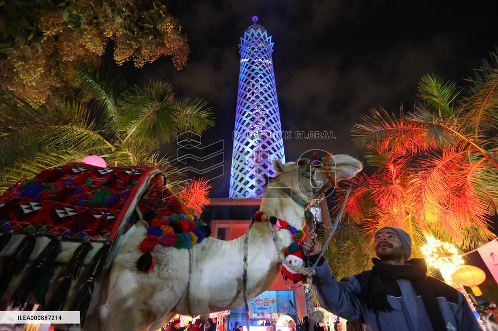 (SP)EGYPT-CAIRO-CAIRO TOWER-LIGHT SHOW