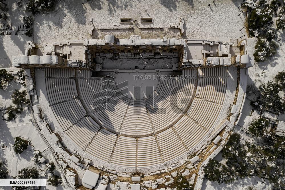 GREECE-ATHENS-HEAVY SNOWFALL