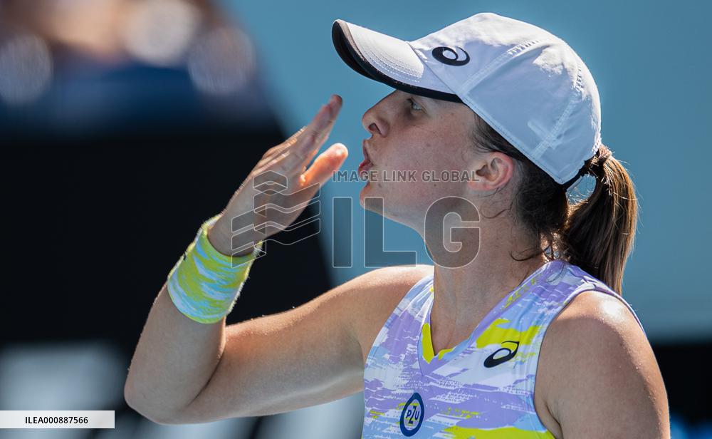 (SP)AUSTRALIA-MELBOURNE-TENNIS-AUSTRALIAN OPEN-WOMEN'S SINGLES-QUARTERFINALS