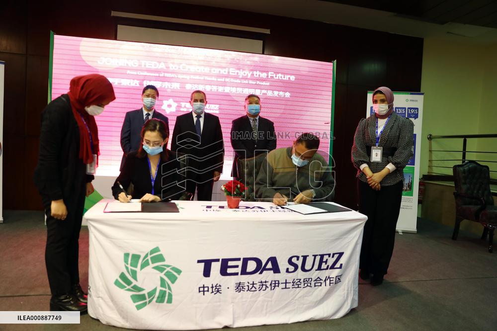 EGYPT-SUEZ-CHINA-TEDA-PROJECTS-LOGISTIC SERVICES-USED-CAR IMPORT-LAUNCH