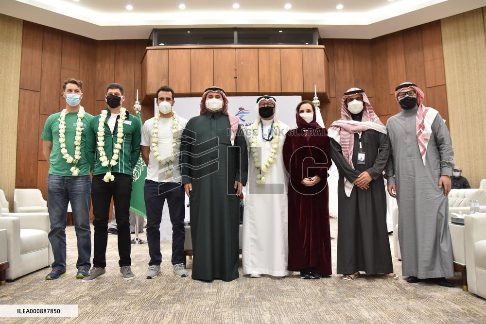 (SP)SAUDI ARABIA-RIYADH-SAUDI OLYMPIC & PARALYMPIC COMMIITTEE-PRESS CONFERENCE