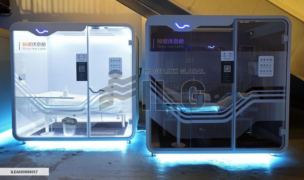 Sleep Rest Cabin at Beijing Olympics main media center