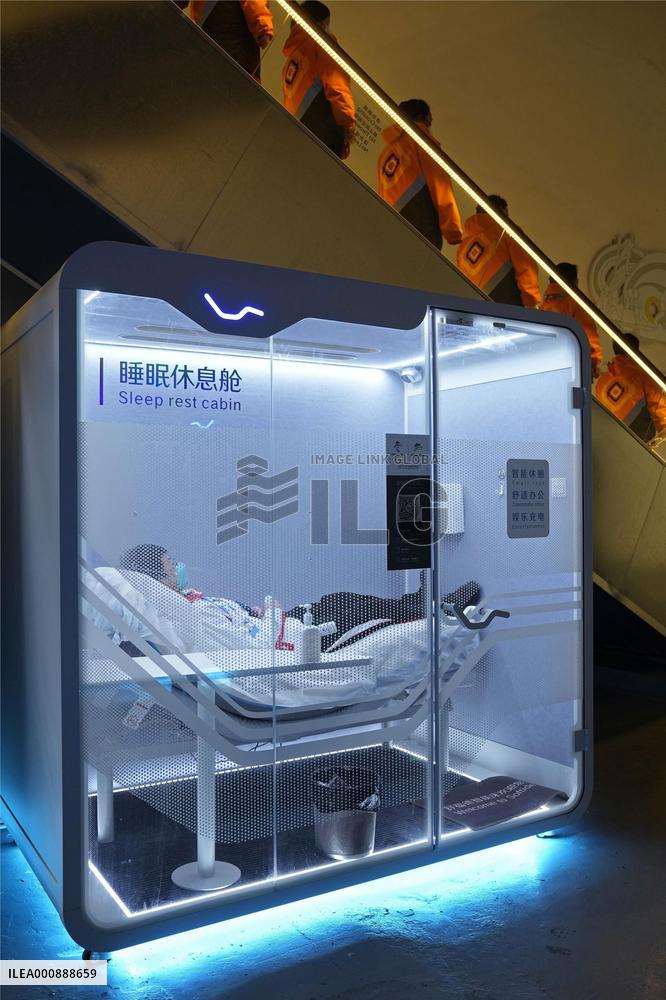 Sleep Rest Cabin at Beijing Olympics main media center