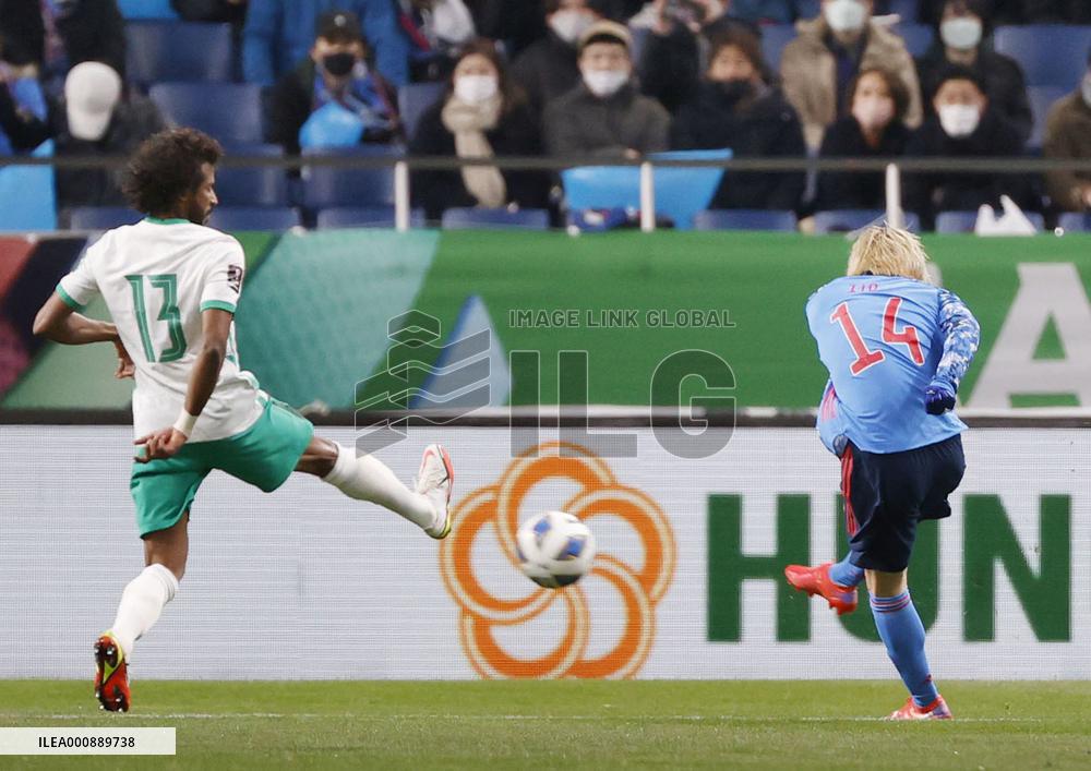 Football: Japan-Saudi Arabia World Cup qualifier