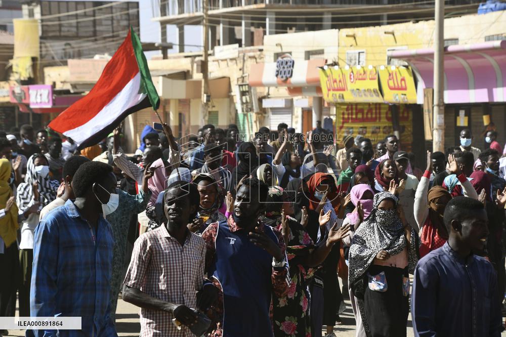 Protest against military rule in Sudan