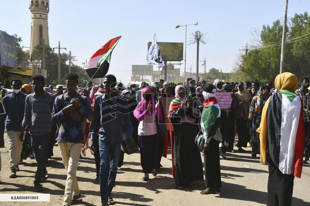 Protest against military rule in Sudan