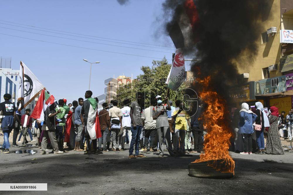 Protest against military rule in Sudan