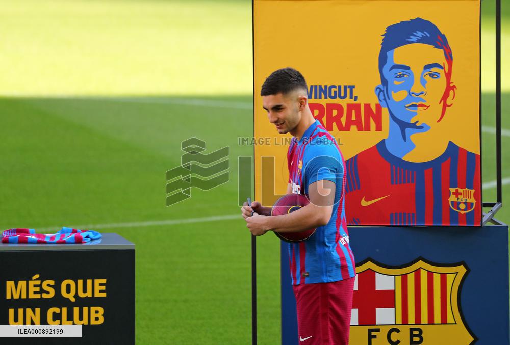 SOCCER-SPAIN-FERRAN-TORRES