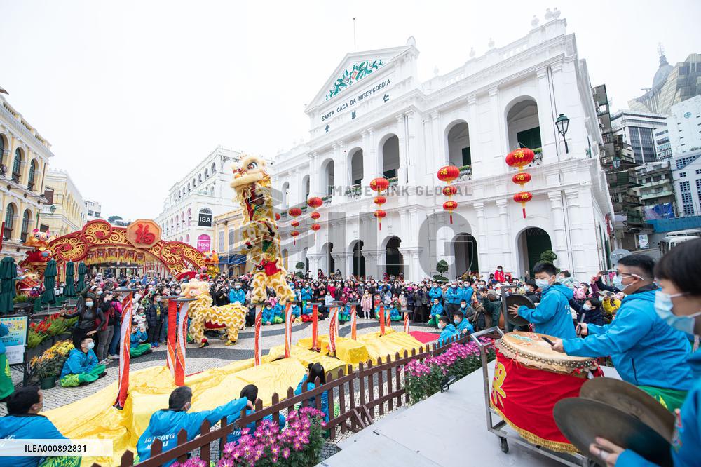 CHINA-MACAO-SPRING FESTIVAL-CELEBRATION (CN)