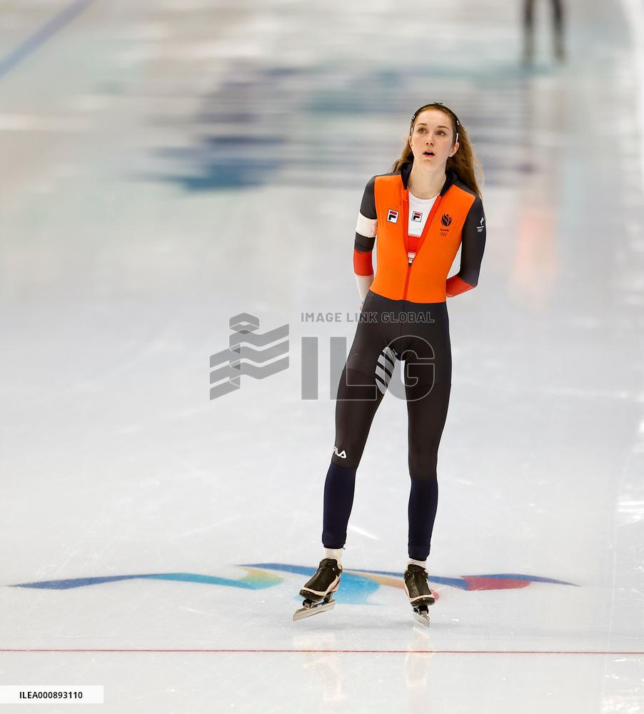 (BEIJING 2022)CHINA-BEIJING-OLYMPIC WINTER GAMES-SPEED SKATING-TRAINING (CN)