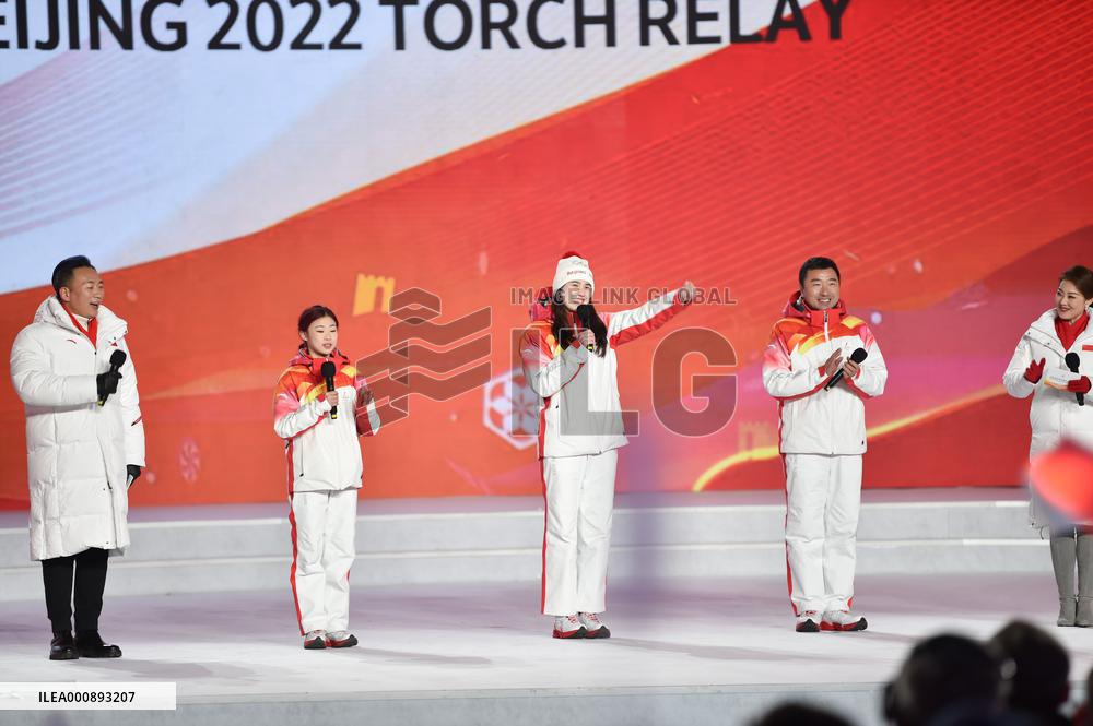 (BEIJING 2022) CHINA-BEIJING-OLYMPIC TORCH RELAY-EVENING EVENT (CN)