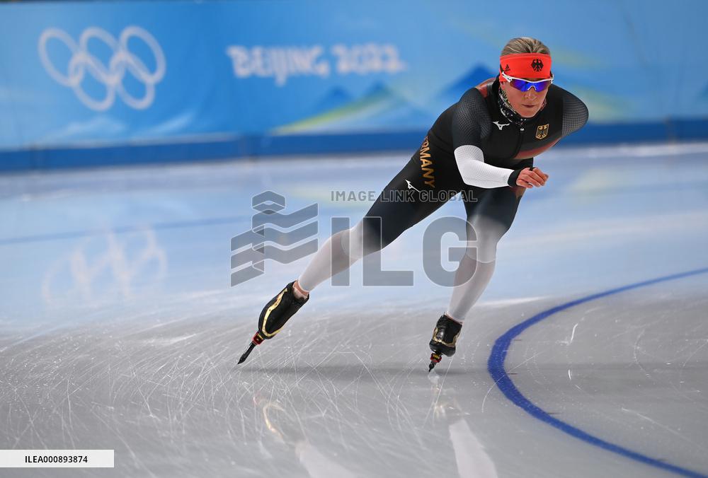 (BEIJING 2022)CHINA-BEIJING-OLYMPIC WINTER GAMES-SPEED SKATING-TRAINING-CLAUDIA PECHSTEIN