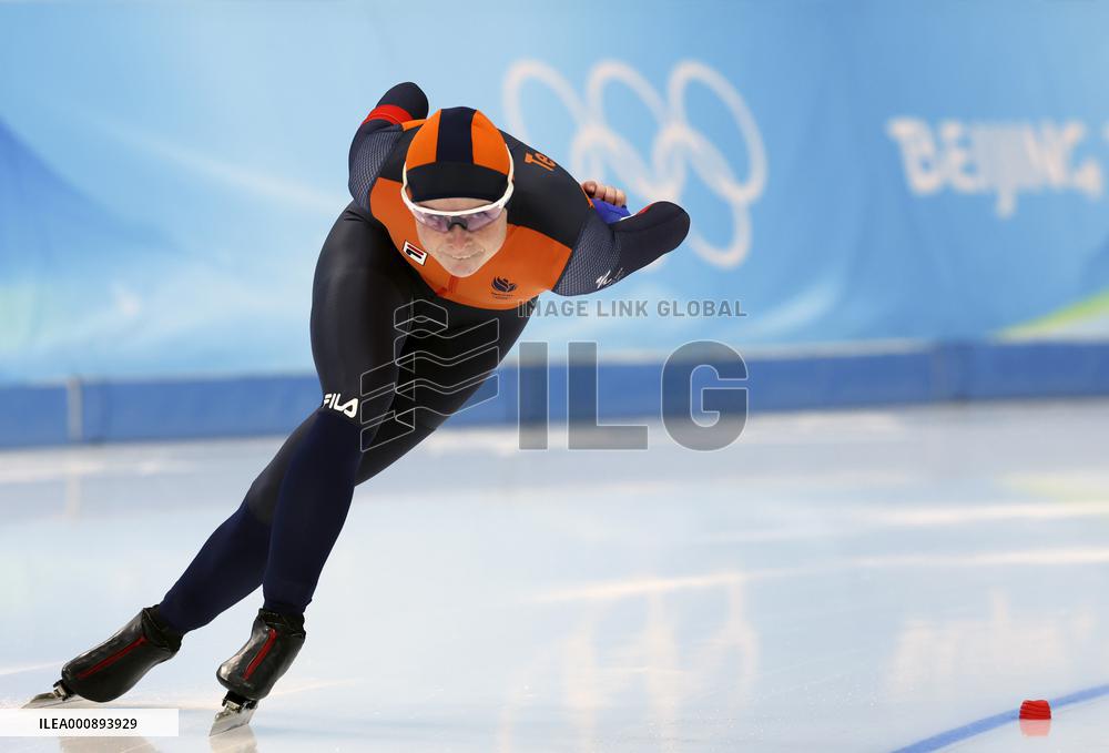 (BEIJING 2022)CHINA-BEIJING-OLYMPIC WINTER GAMES-SPEED SKATING-TRAINING (CN)