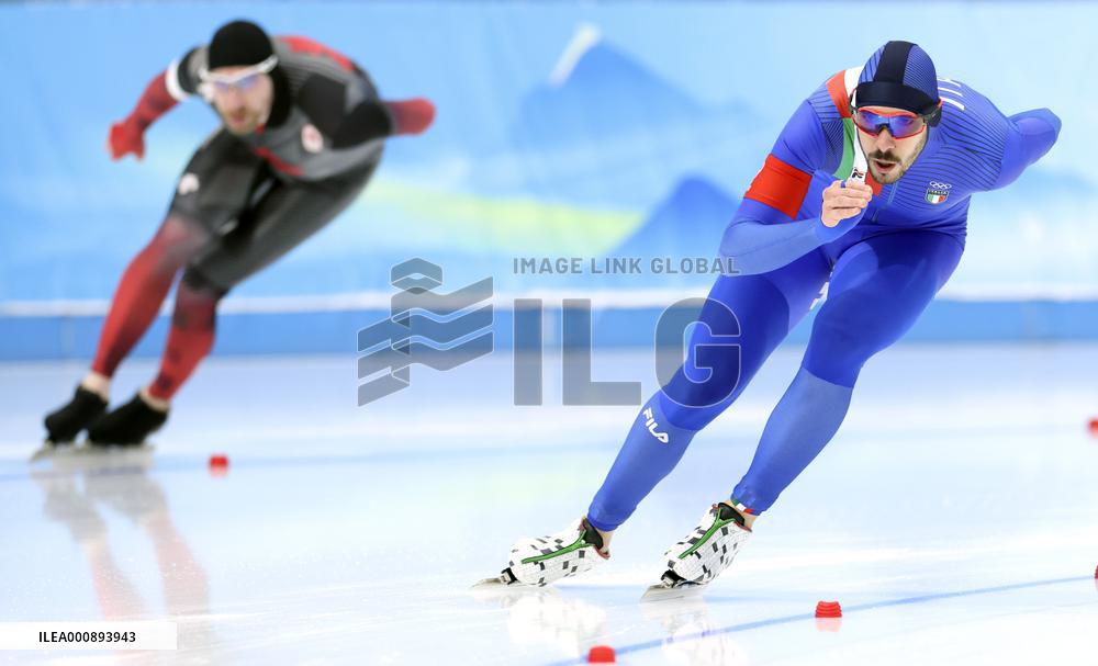 (BEIJING 2022)CHINA-BEIJING-OLYMPIC WINTER GAMES-SPEED SKATING-TRAINING (CN)