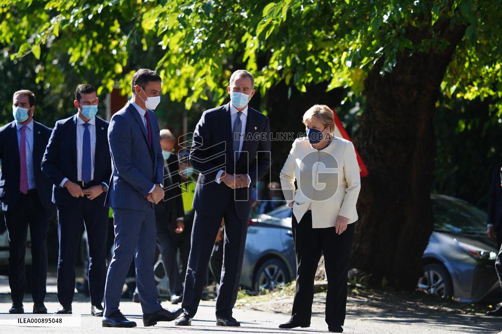 Angela Merkel Receives Charles V European Award