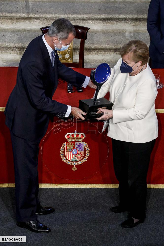 Angela Merkel Honored - Spain