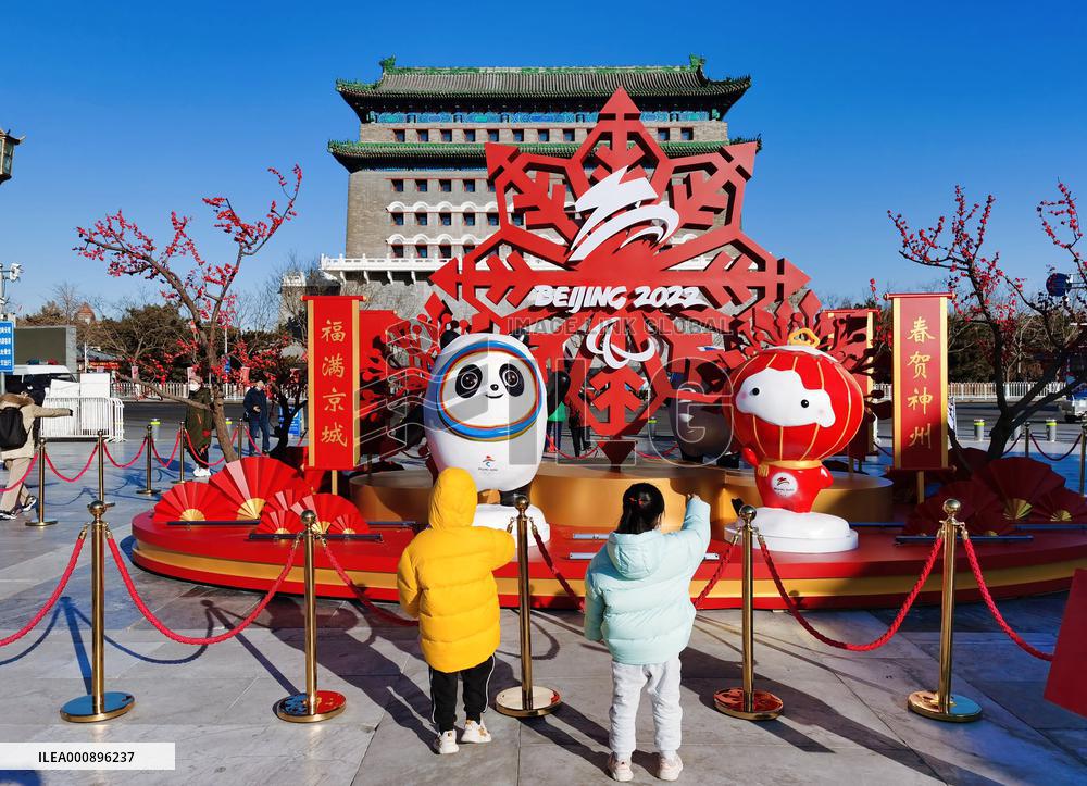 (BeijingCandid) CHINA-BEIJING 2022-WINTER OLYMPICS-ATMOSPHERE (CN)