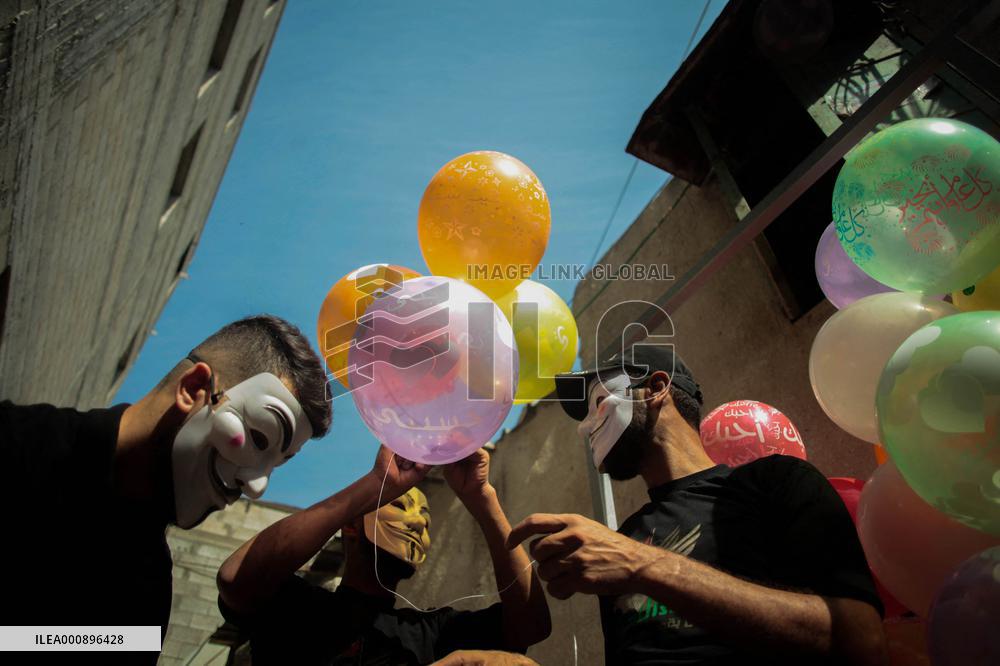 Protest In Solidarity With Palestinian Prisoners In Israeli Prisons - Jabalia