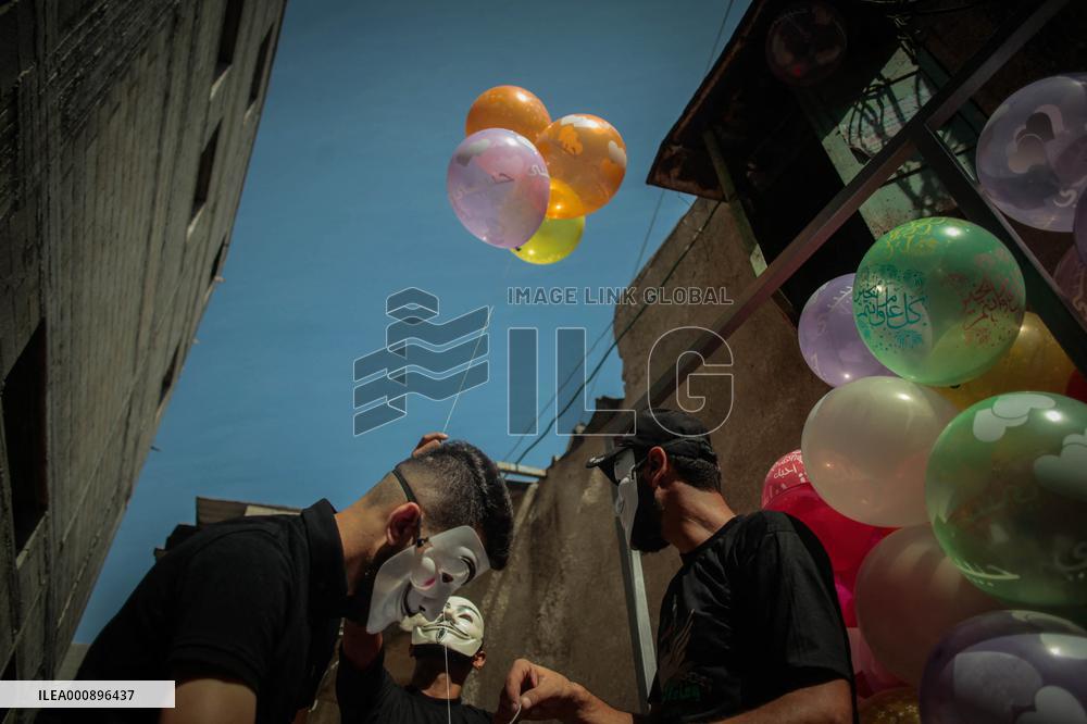 Protest In Solidarity With Palestinian Prisoners In Israeli Prisons - Jabalia