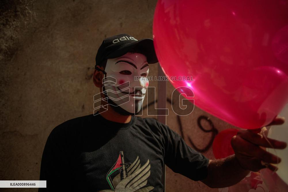 Protest In Solidarity With Palestinian Prisoners In Israeli Prisons - Jabalia