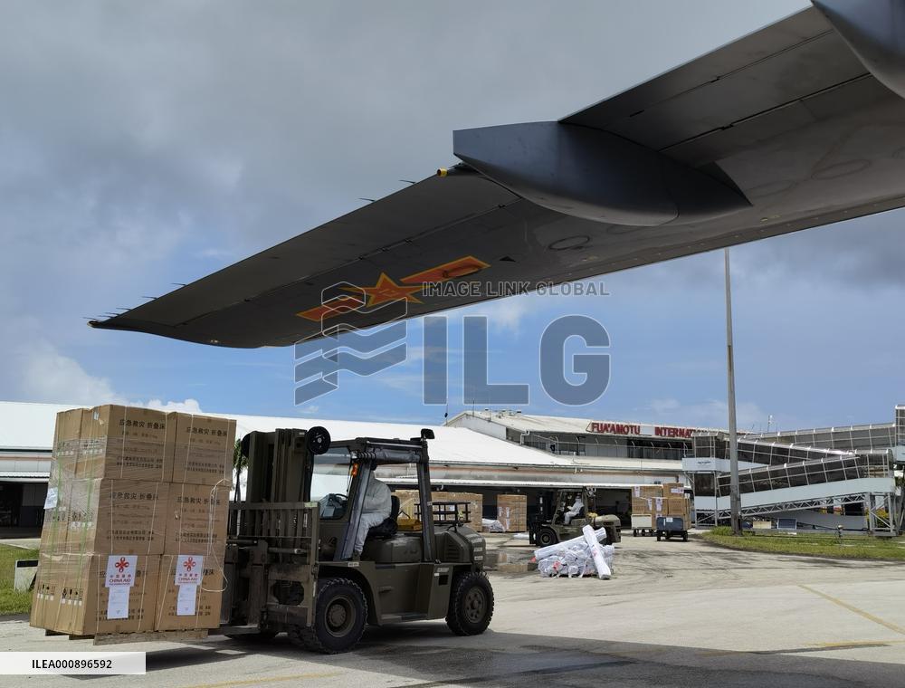 TONGA-CHINA-RELIEF SUPPLIES