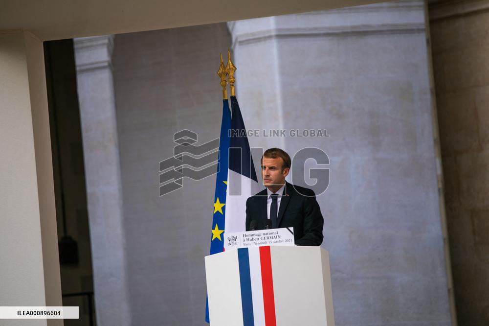 National Tribute Ceremony To Hubert Germain - Paris