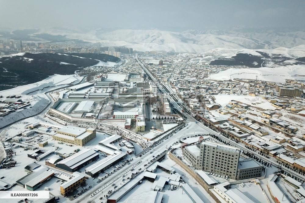 CHINA-GANSU-GANNAN-SNOW SCENERY (CN)